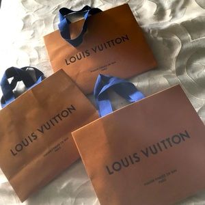 Authentic LV shopping bag SET OF 3